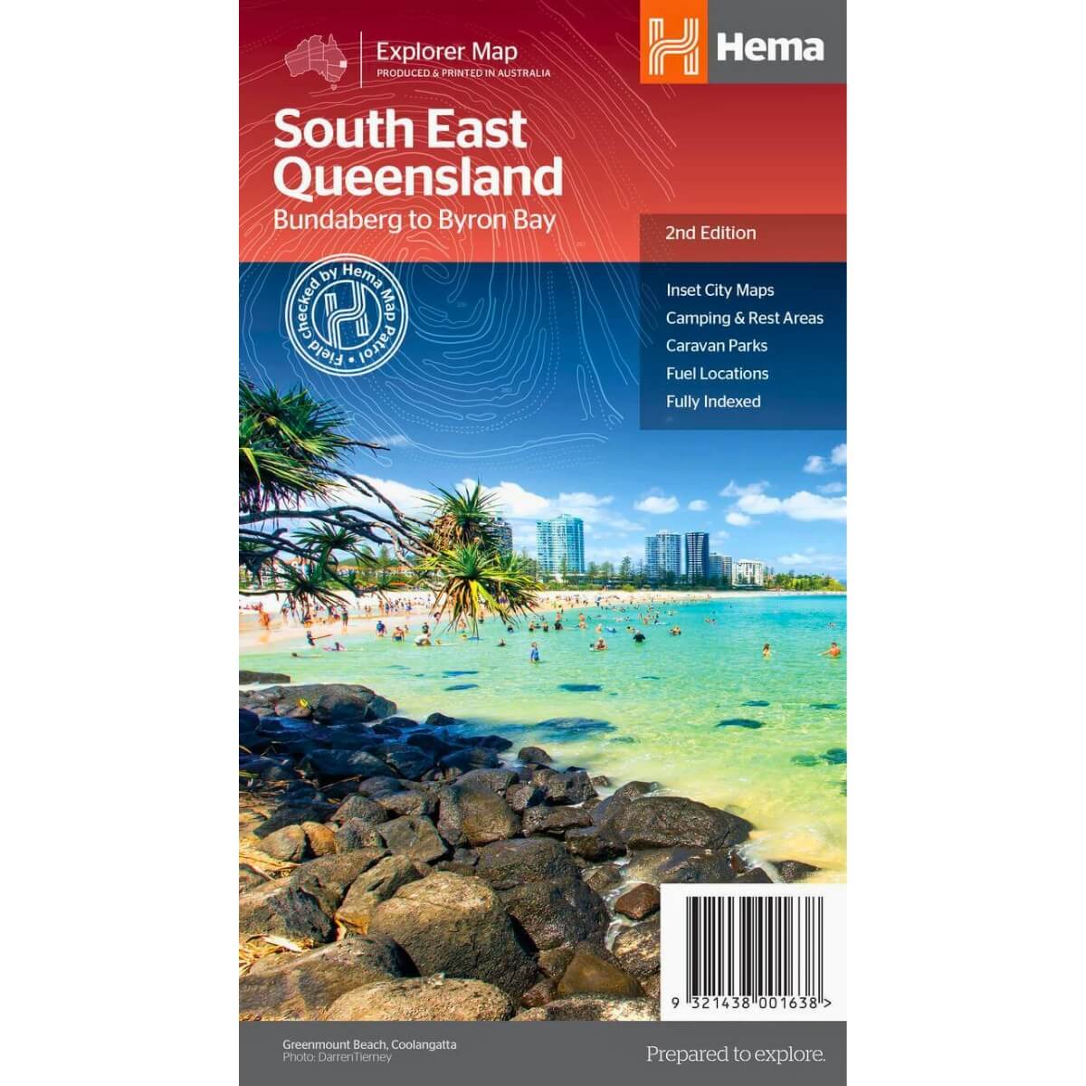 Hema South East Queensland Map - Bundaberg to Byron Bay