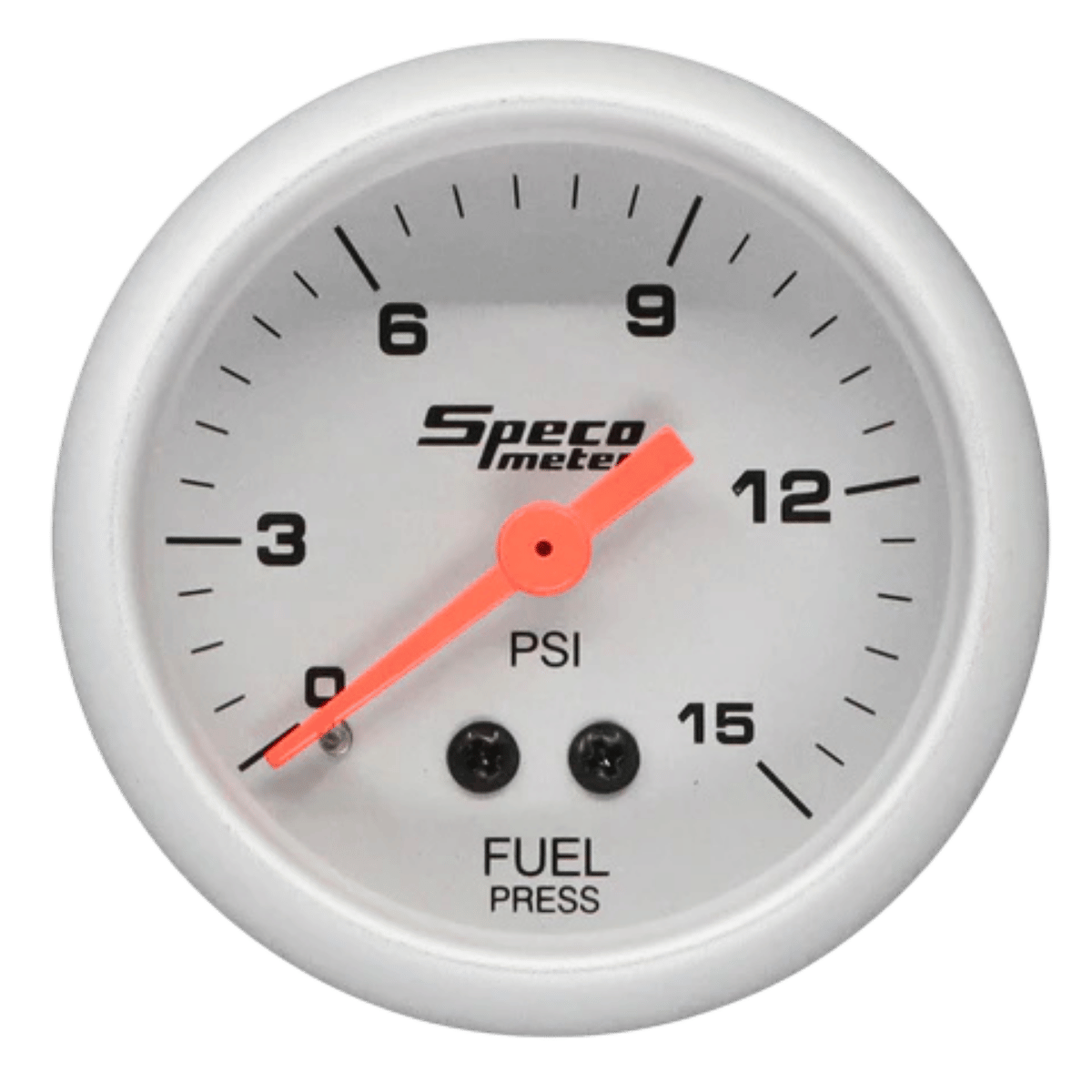 Speco Meter Fuel Pressure Gauge 0–15 PSI 2"