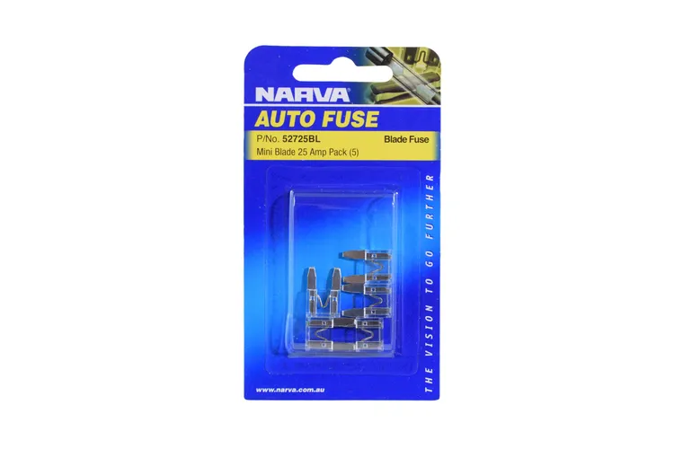 Narva 25 Amp White Mini Blade Fuse