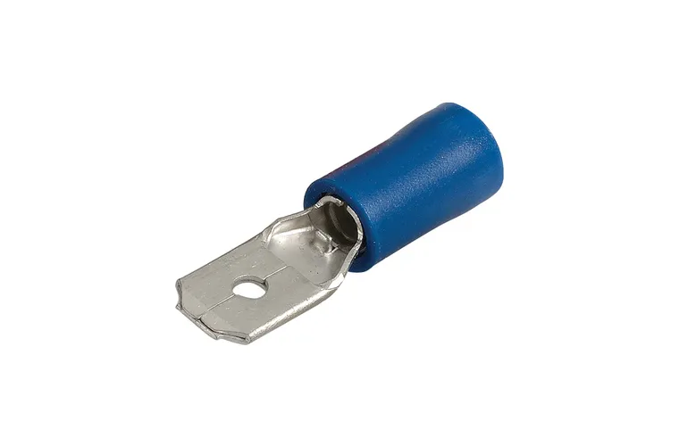 Narva Male Blade Blue Crimp Terminal 6.3mm