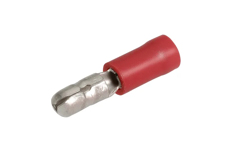 Narva 4.0mm Male Bullet Terminal Red (14 Pack)