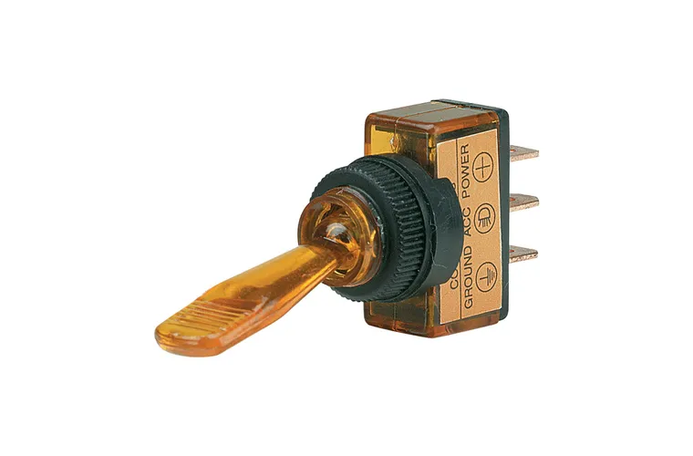 Narva Illuminated Off/On Toggle Switch Amber