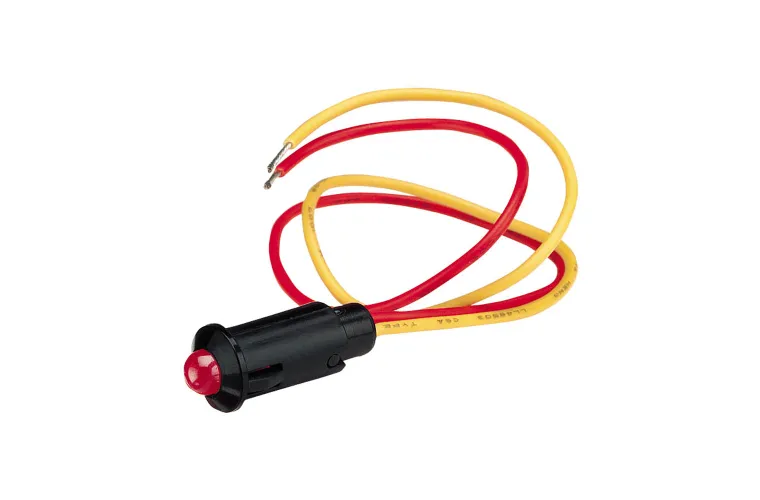 Narva 12 Volt Pilot Lamp Pre-Wired With Red Led