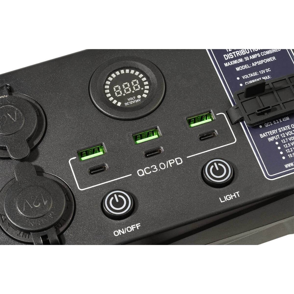 Power Extension Box 12V 50 AMP