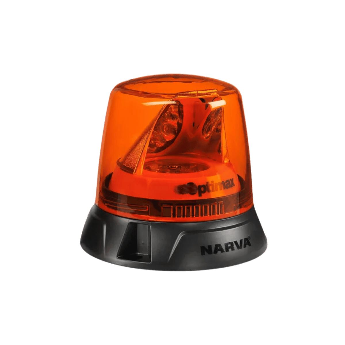 Narva 10-33V Optimax LED Rotating Beacon Flange Amber