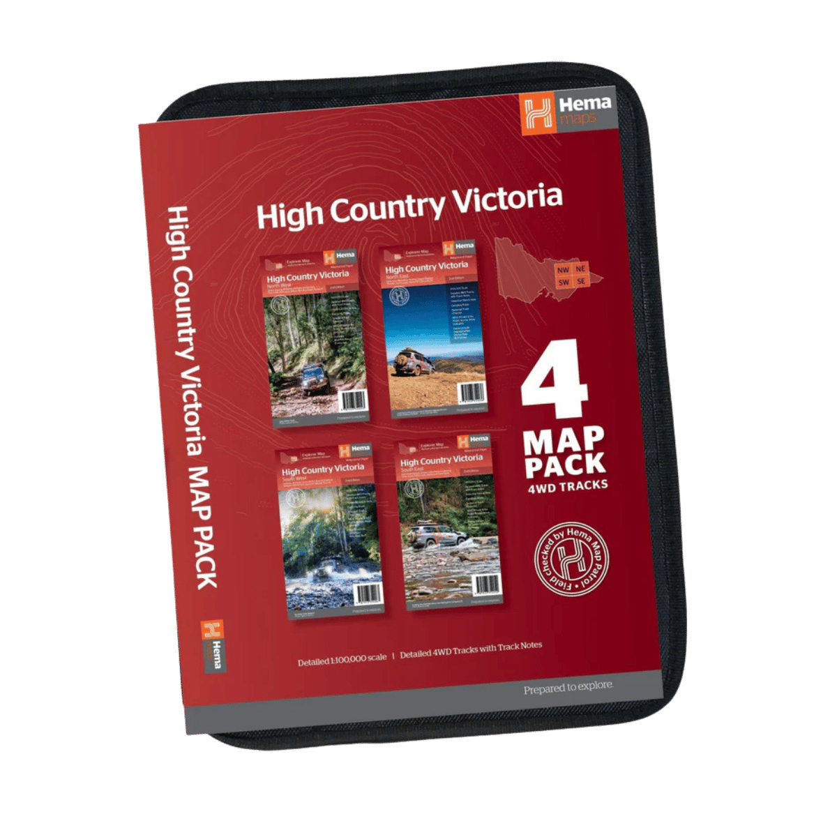 Hema The Victorian High Country 4 Map Pack