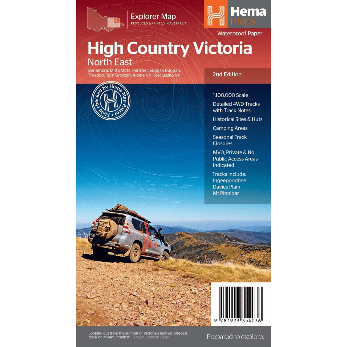 Hema The Victorian High Country 4 Map Pack