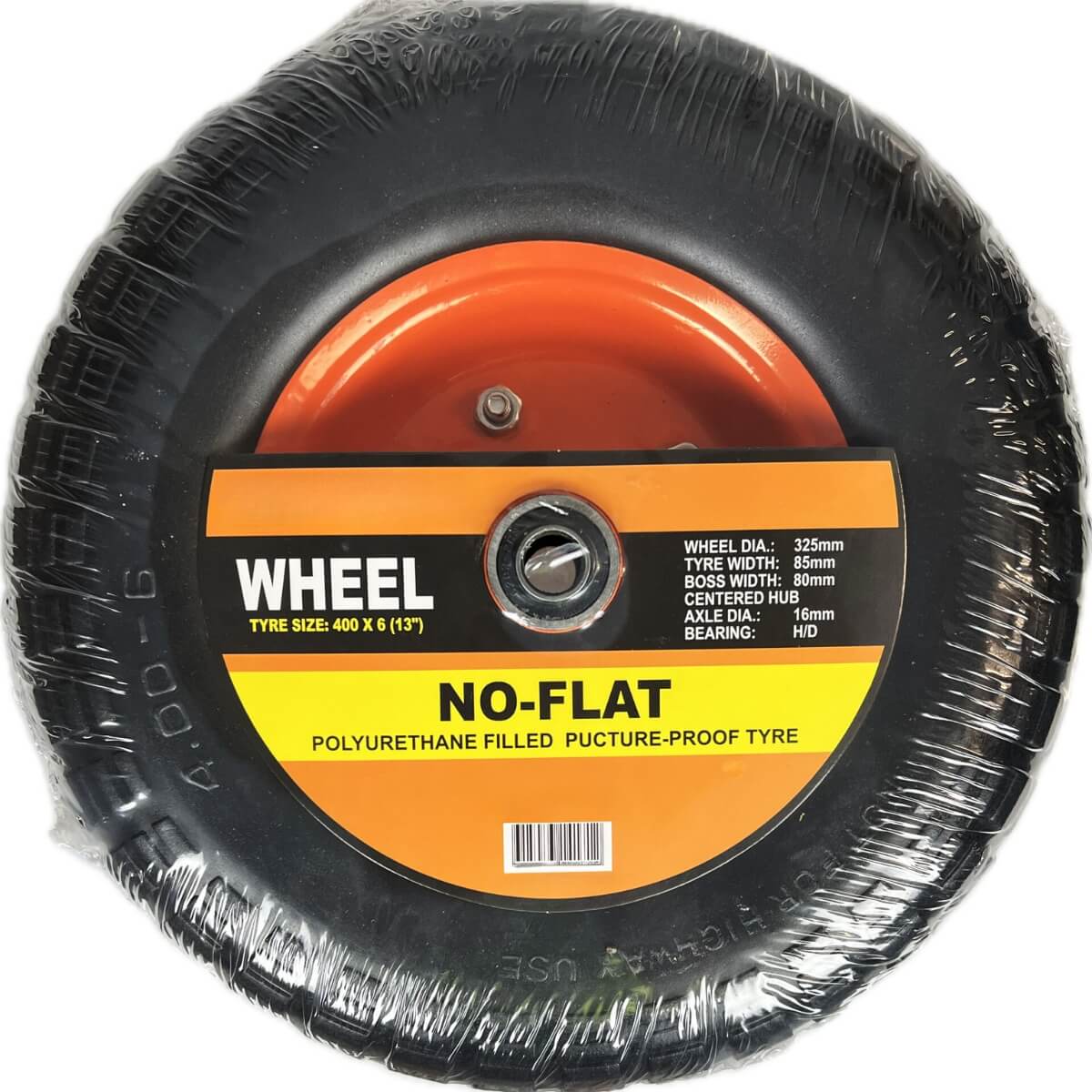 Test Solid Rubber NO Flat Wheels With Metal Rims - Various Sizes (Copy)
