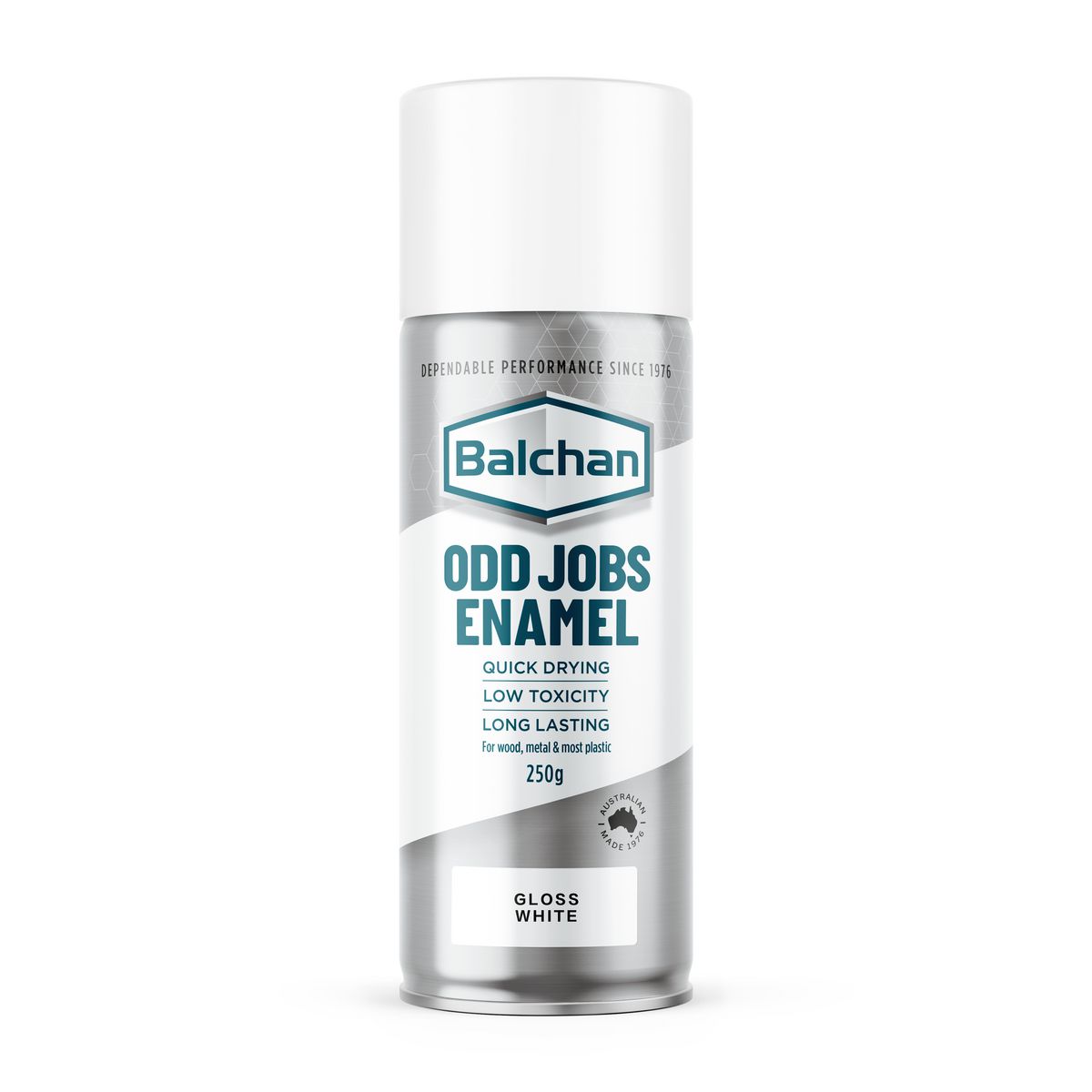 Odd Jobs Quick Drying Enamel Paint Gloss White 250gm