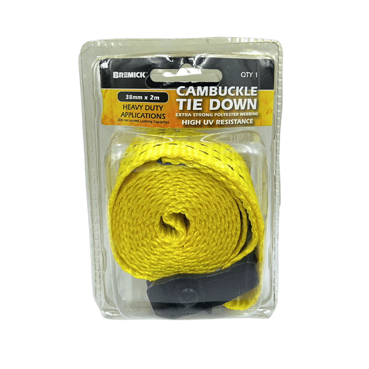 Bremick Cam Buckle Tie Down 38mm x 2m