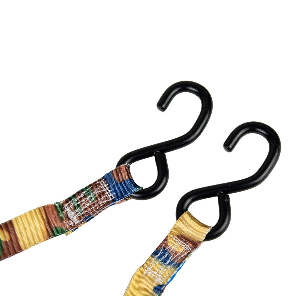 Camo Ratchet Tie Downs Camouflage 25mm x 4m 4 Pack