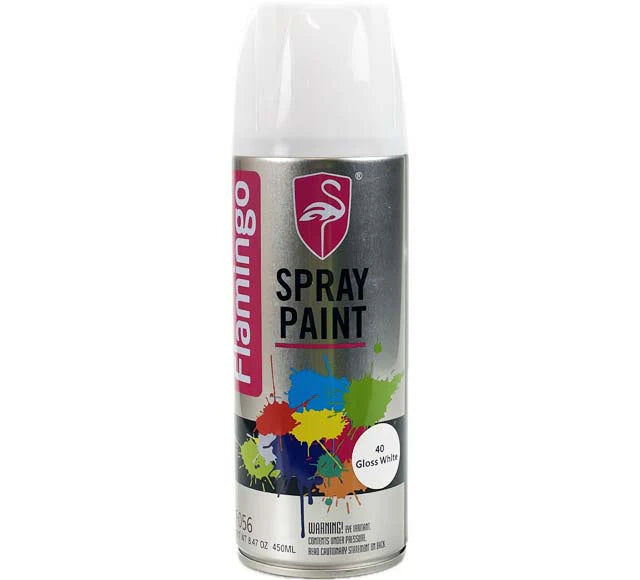 Flamingo White Aero Spray Paint 450mL
