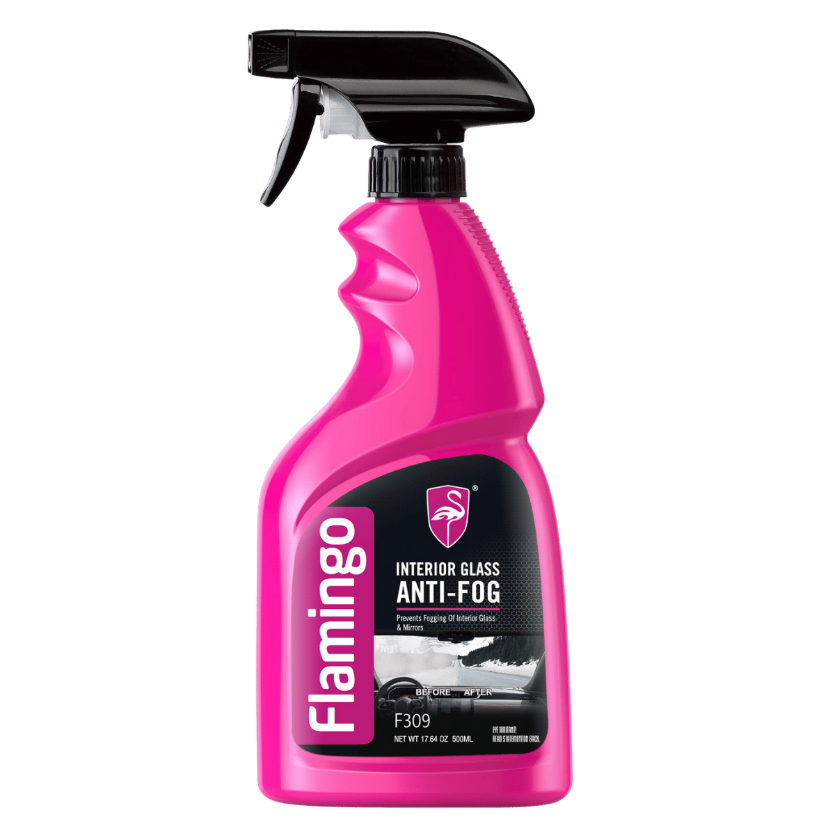 Flamingo Interior Glass Anti Fog Spray 500ml