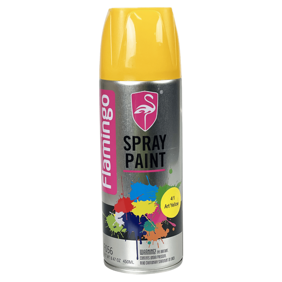 Flamingo Art Yellow Aero Spray Paint 450mL
