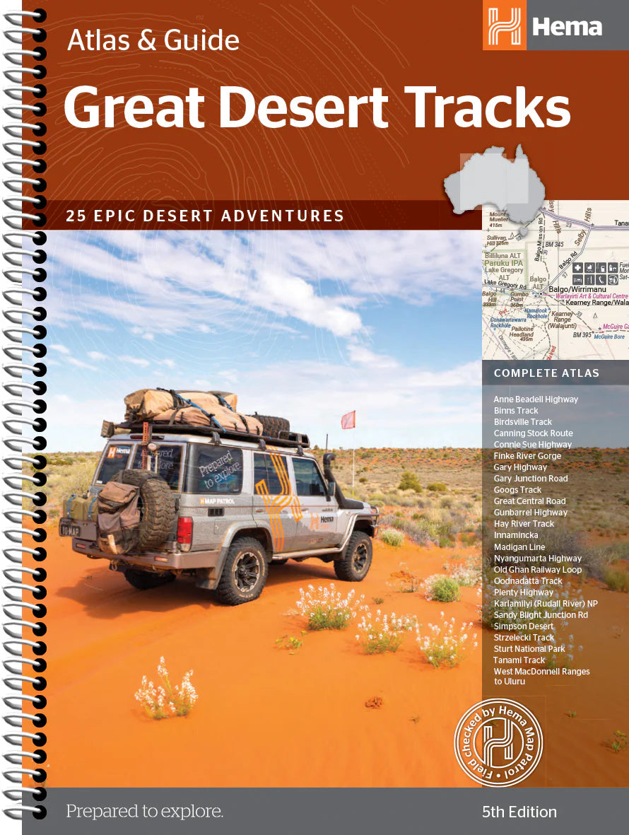 Hema Great Desert Tracks Atlas & Guide 5th Edition
