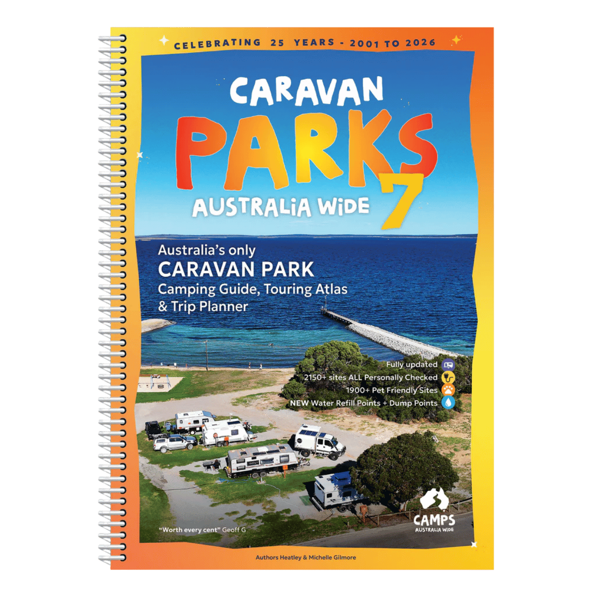 Hema Caravan Parks 7 Australia Wide Spiral Bound Guide