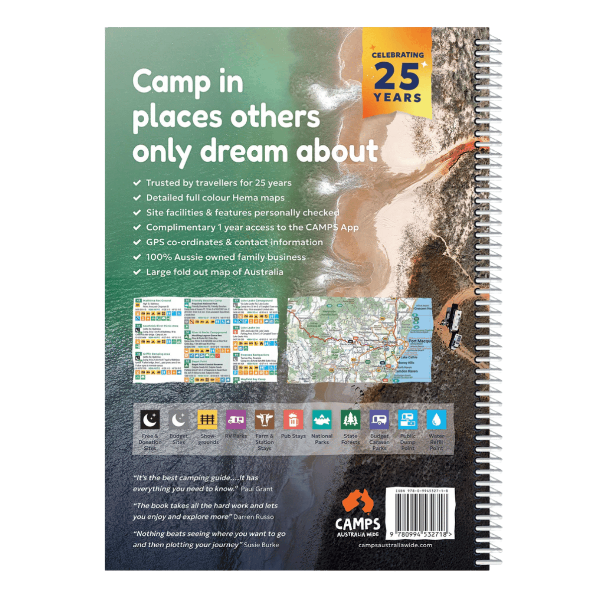 Hema Camps 13 Australia Wide Spiral Book A4
