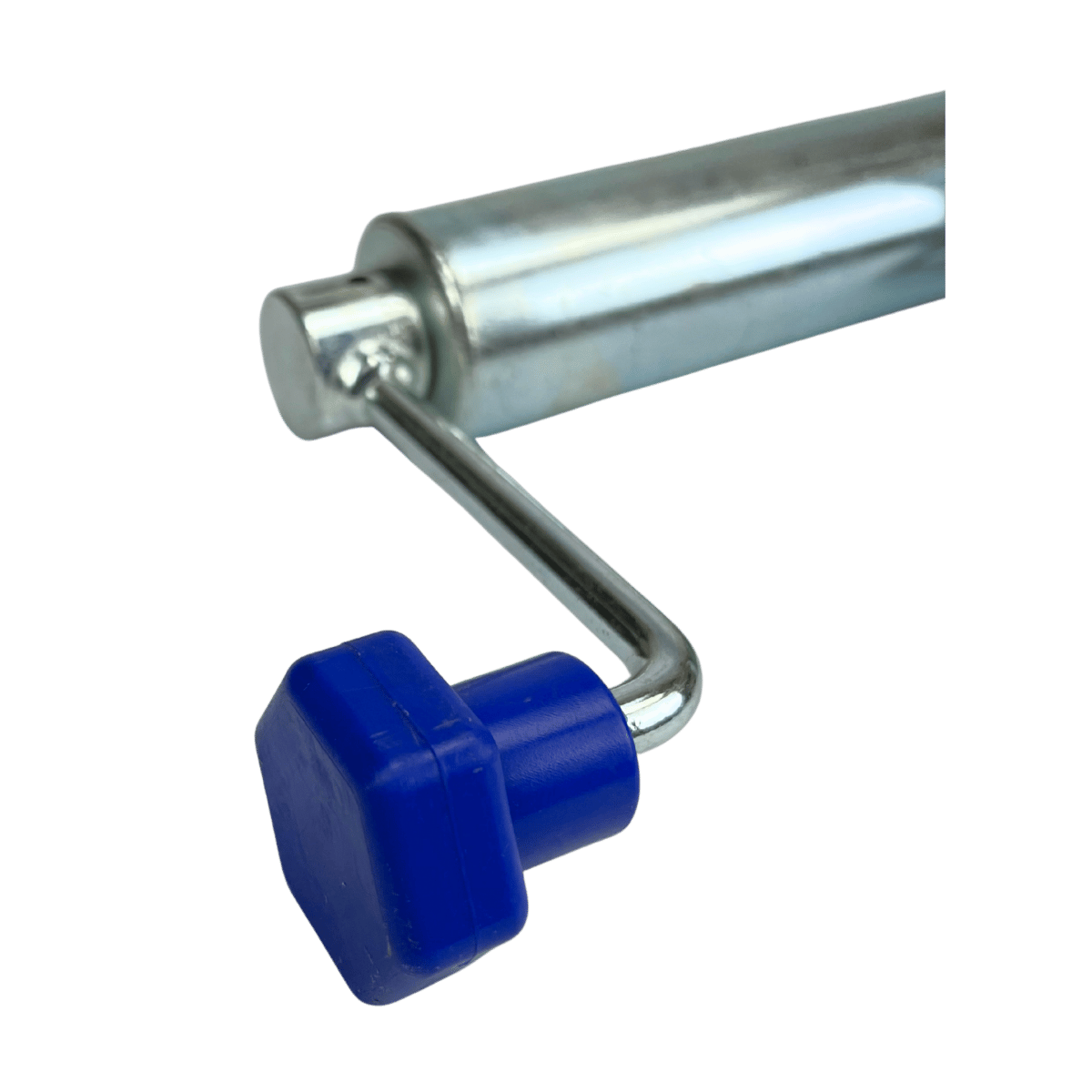 Jockey Wheel Swivel with U Handle Pneumatic Tyre Extra Wide 85mm