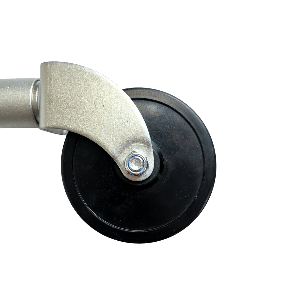 Jockey Wheel with Clamp Solid Rubber Tyre