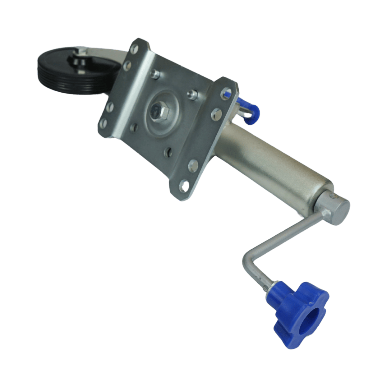 Jockey Wheel Swivel with U Handle Solid Rubber Tyre