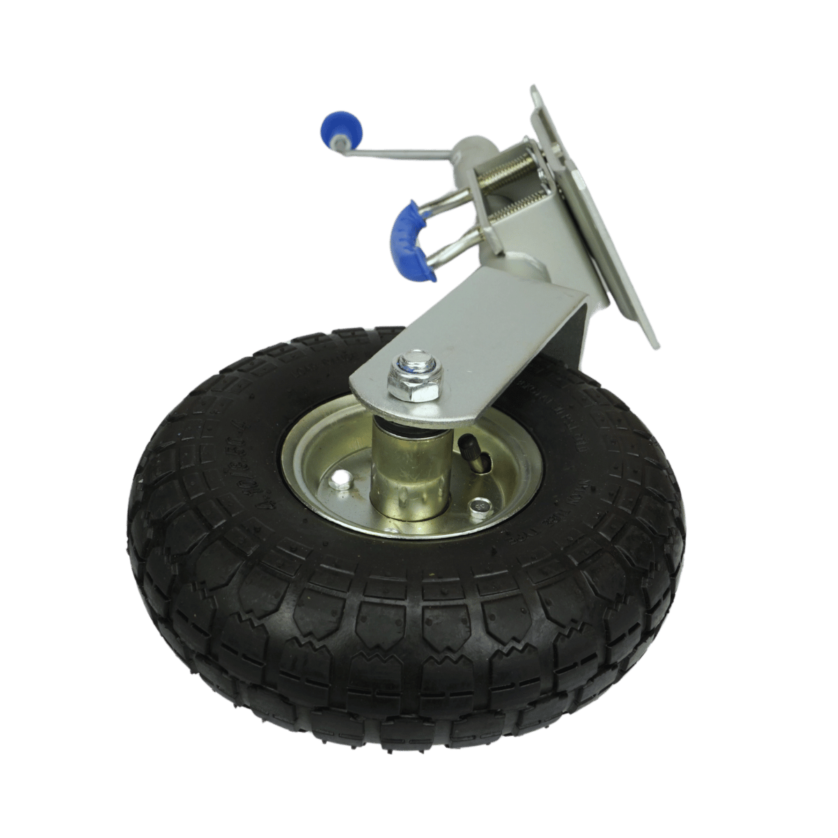 Jockey Wheel Swivel with U Handle Pneumatic Tyre