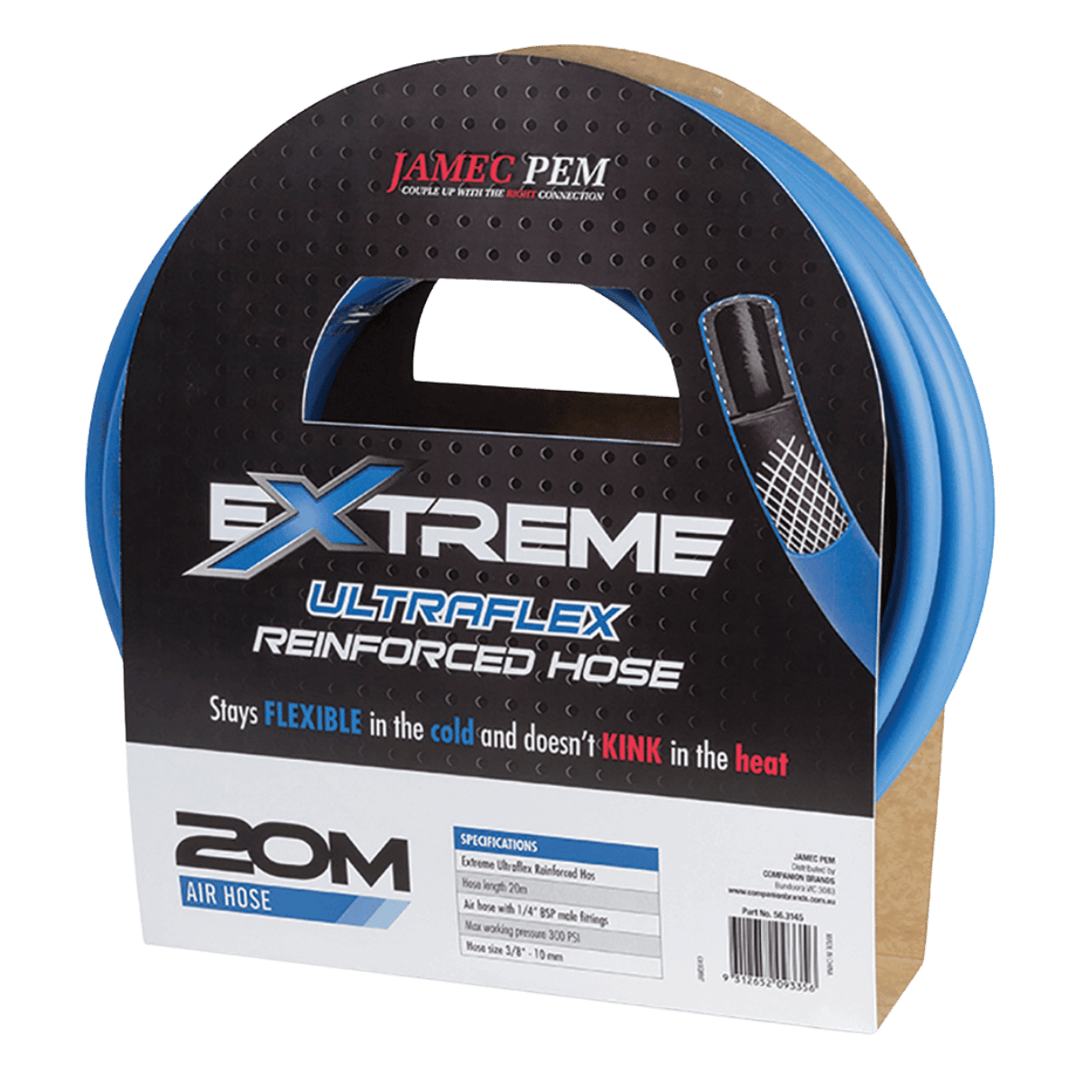 Jamec Pem Extreme Ultraflex Reinforced Air Hose 20M