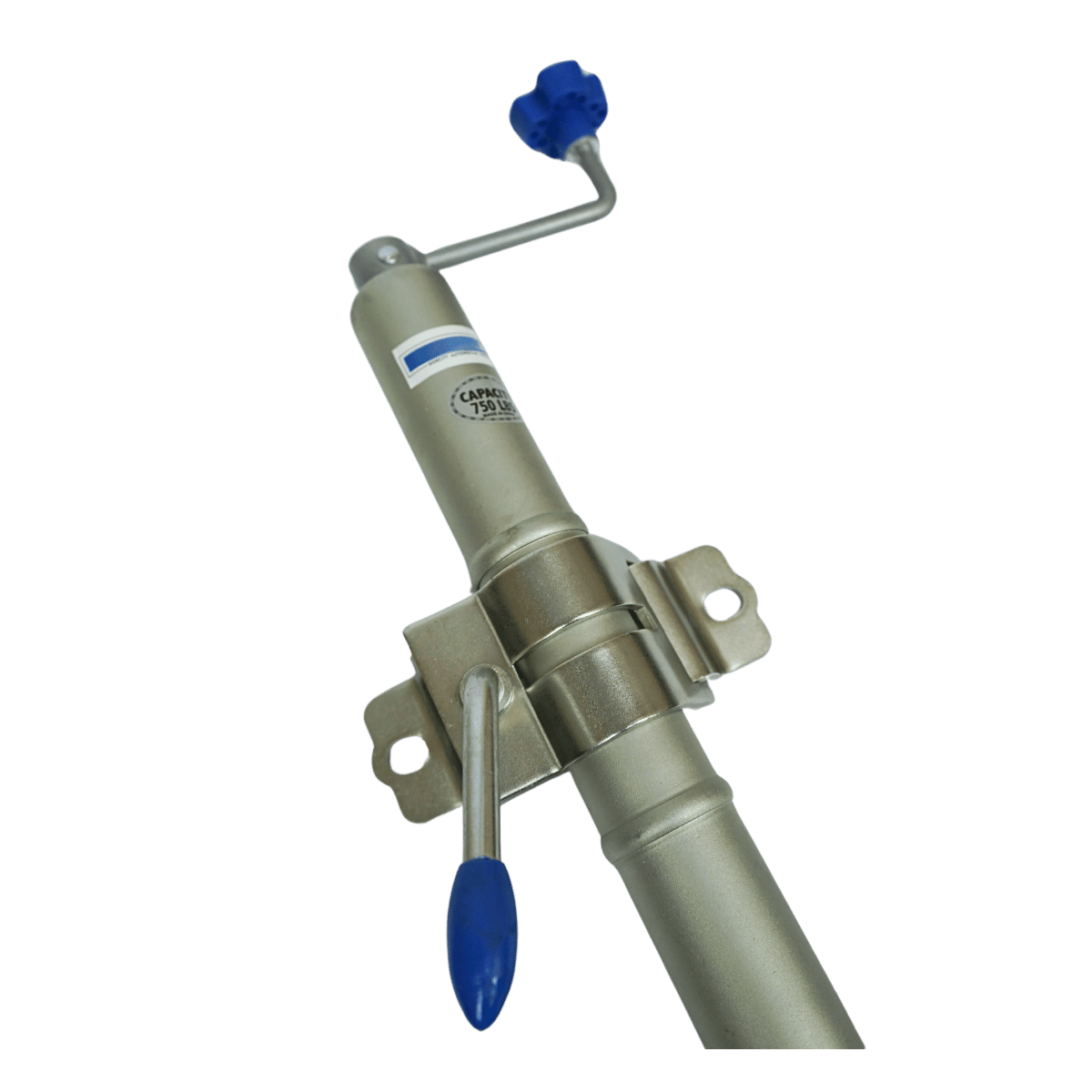 Jockey Wheel with Clamp Solid Rubber Tyre