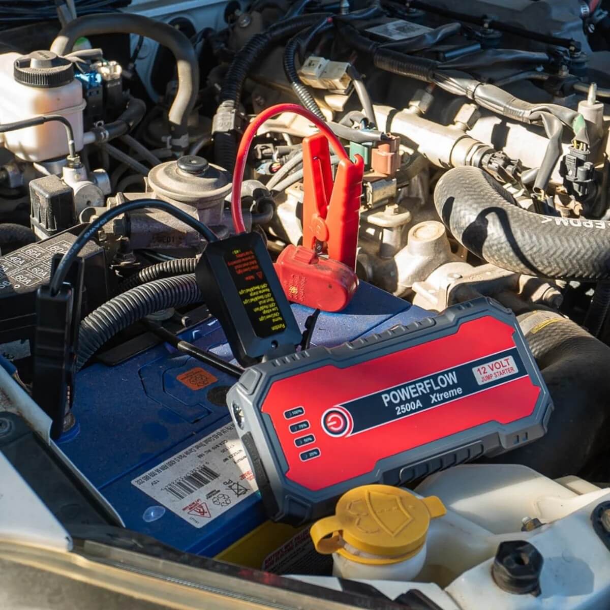 2500A Jump Starter & Power Bank 12V Lithium Capable with USB LED Light