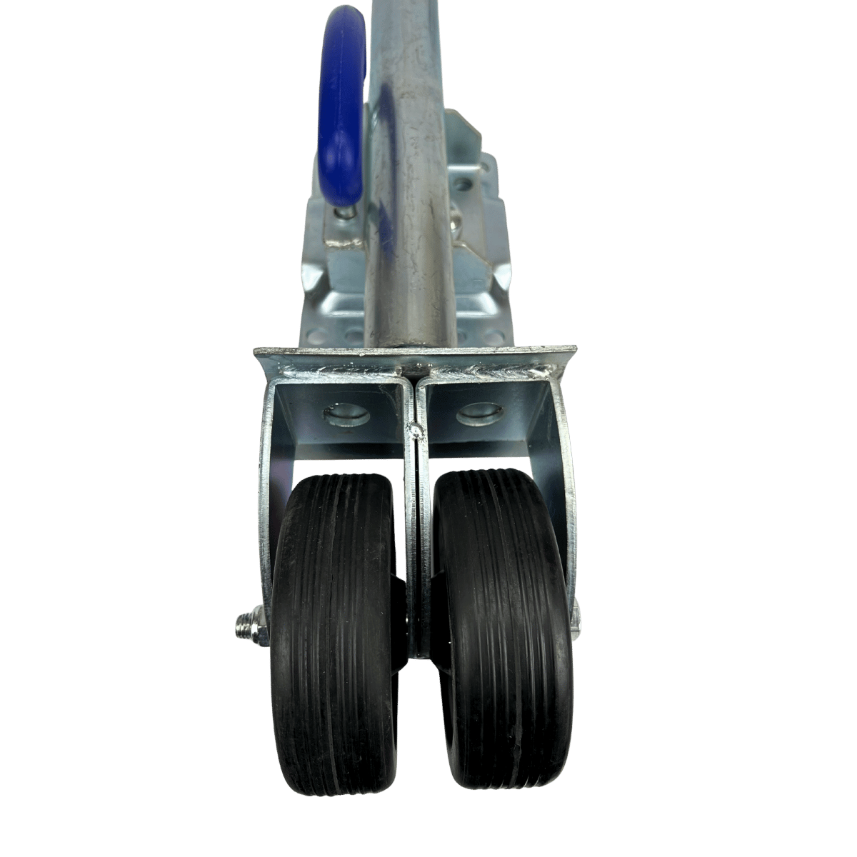 Jockey Wheel Swivel with U handle Twin Solid Rubber Tyres