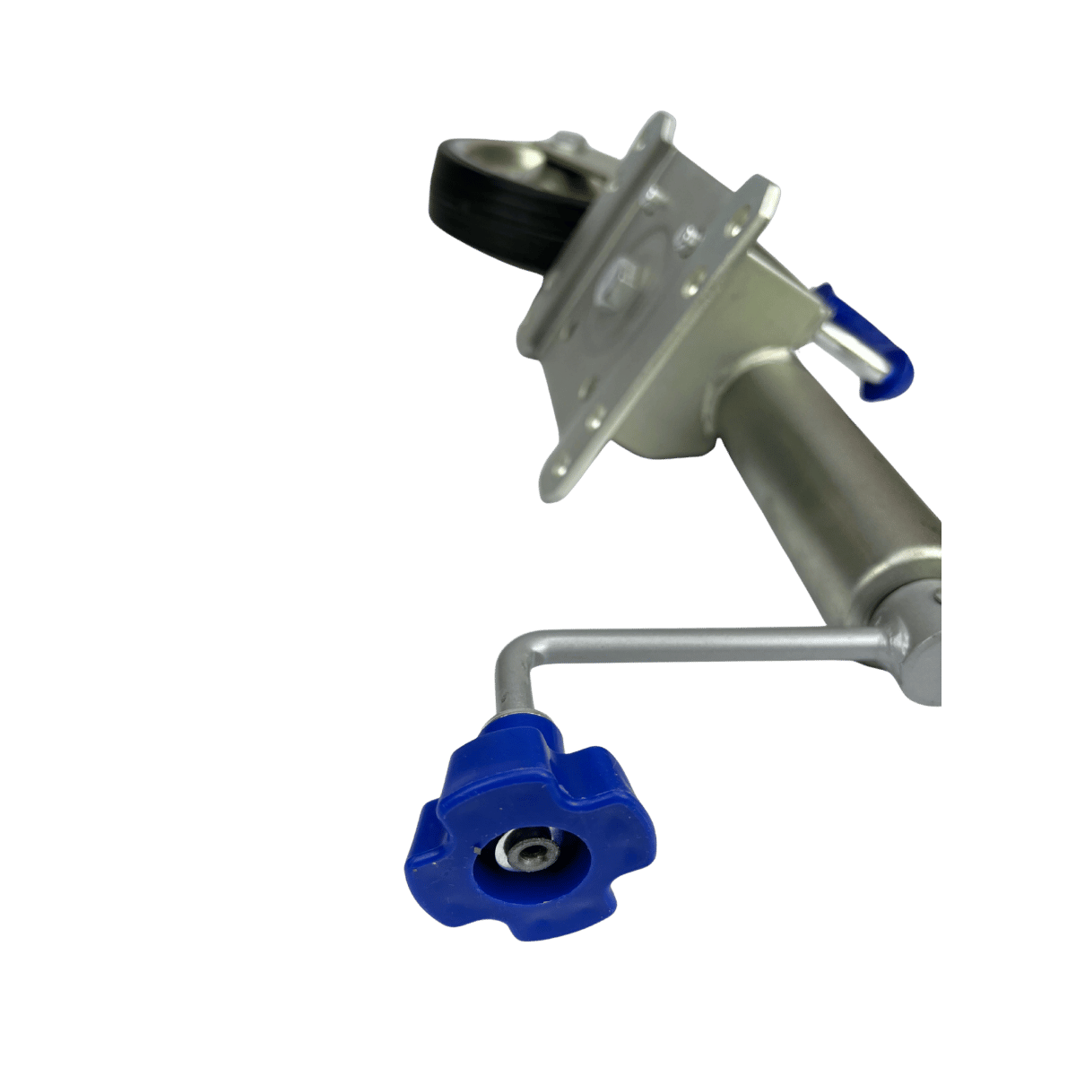 Jockey Wheel Swivel with U Handle Solid Rubber Tyre