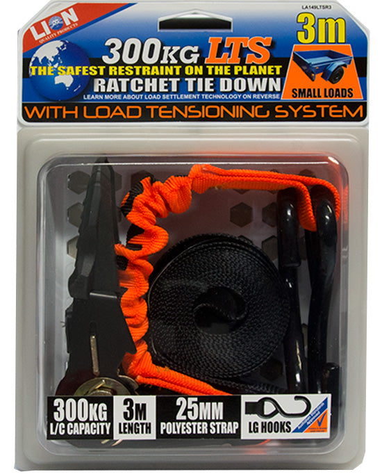 Lion Ratchet Tie down 3M 300kg