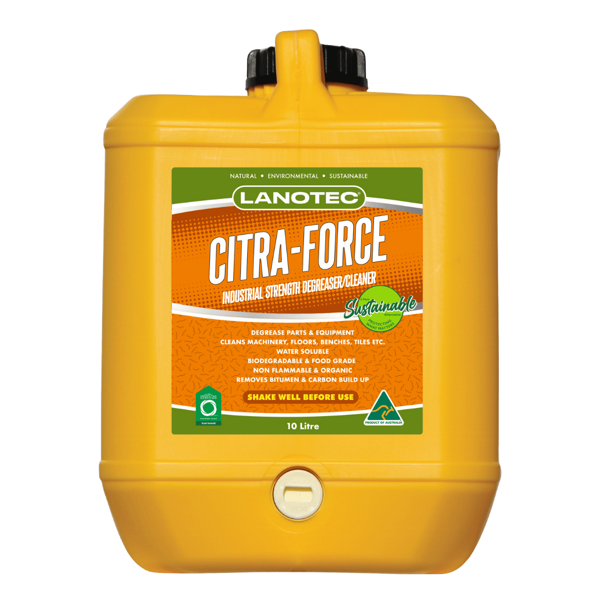 Lanotec Citra-Force Cleaner & Degreaser 10L