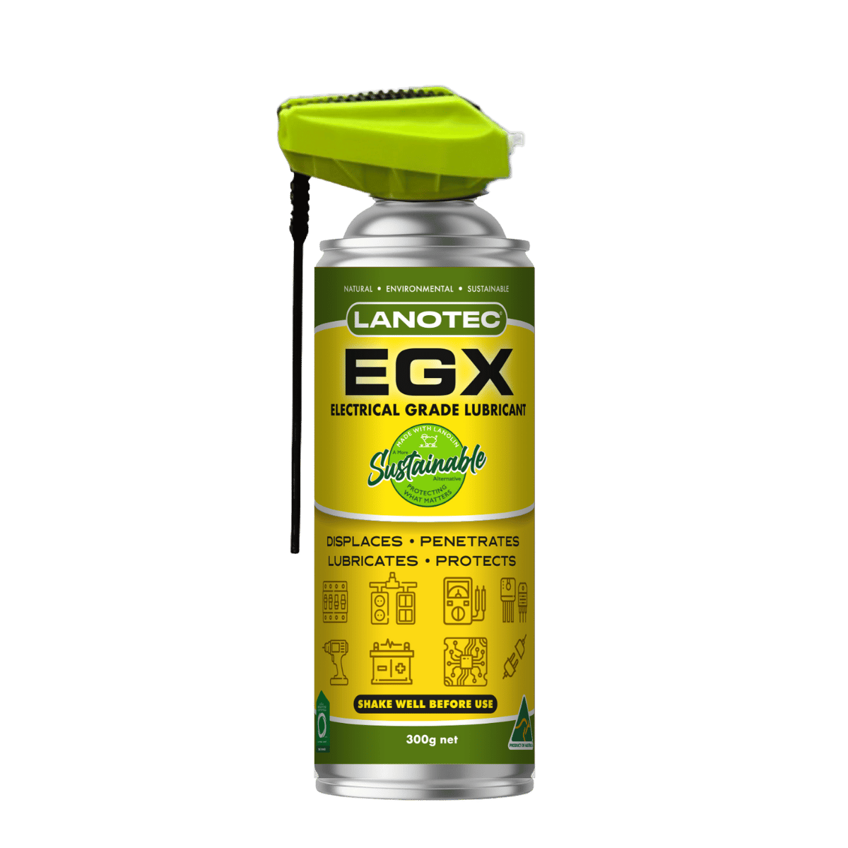 Lanotec Electrical Grade Lubricant EGX Aerosol 300g