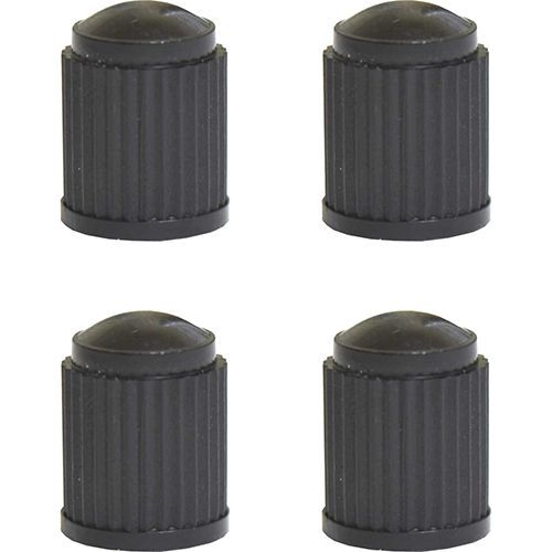Prokit Valve Caps Black Pkt 4