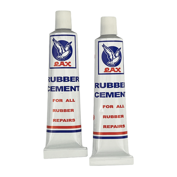 Cold Patch Tyre Glue Solution Rubber Cement Twin pack