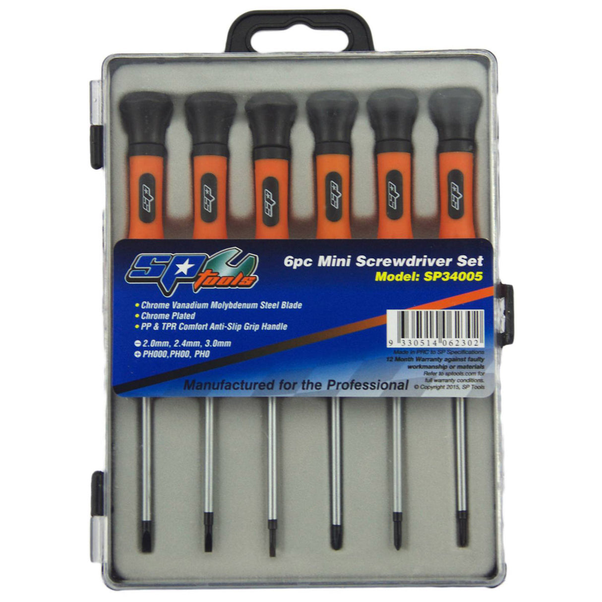SP Tools Mini Screwdriver Set 6 Piece