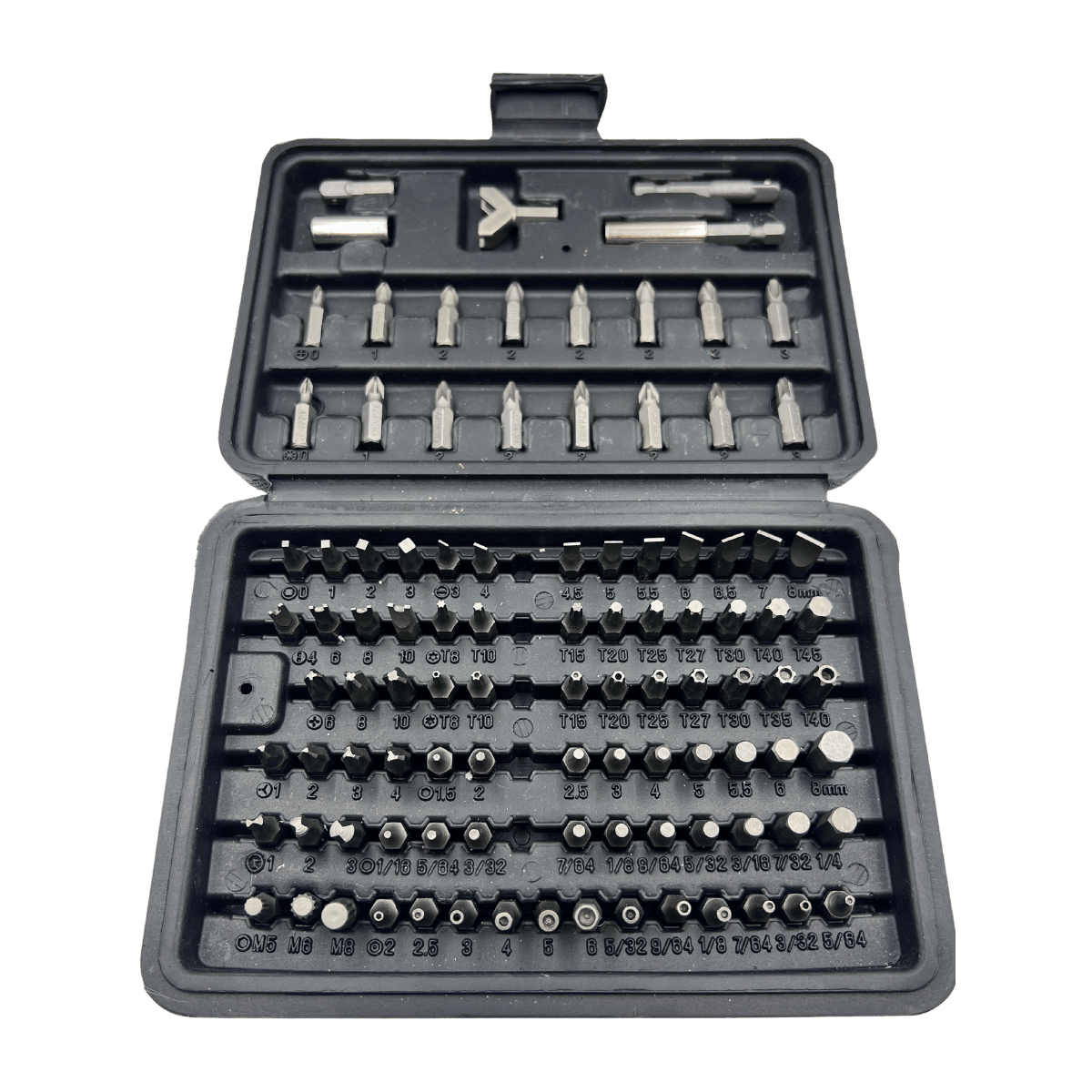 Power Bit Set with Plastic Case 100 Pce