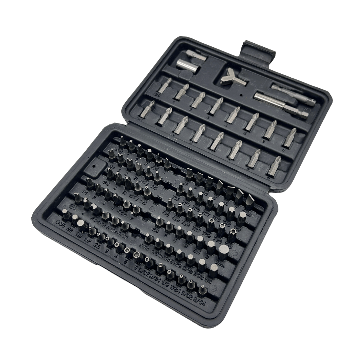 Power Bit Set with Plastic Case 100 Pce