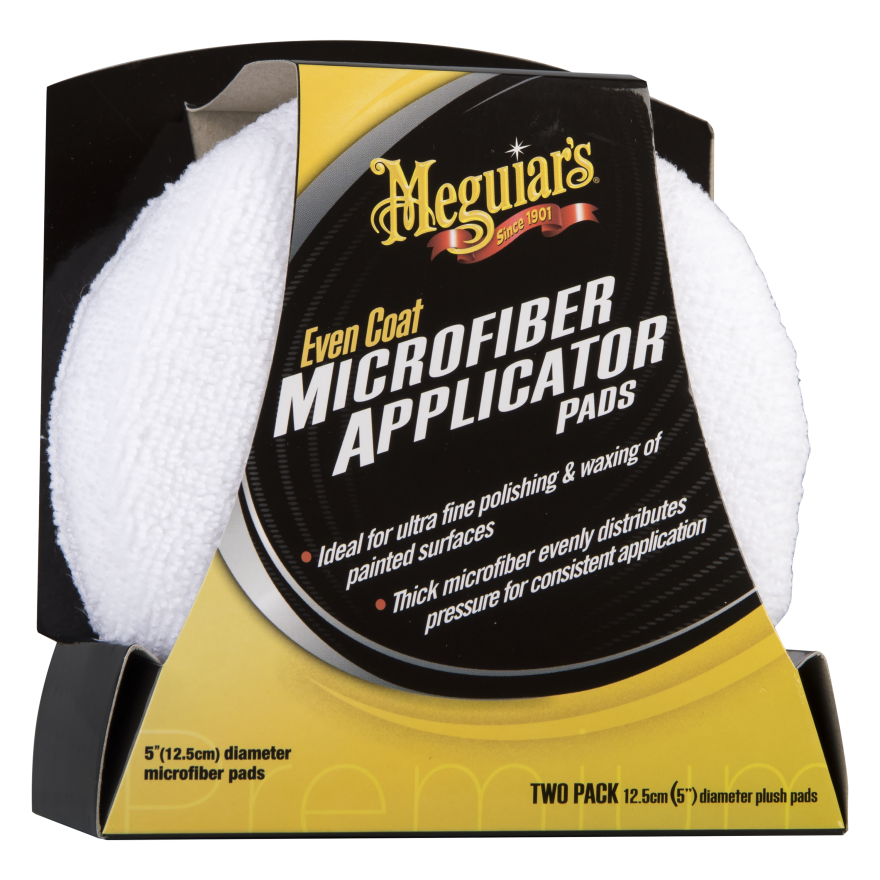 Meguiars Even Coat Microfibre Applicator Pads Twin Pack