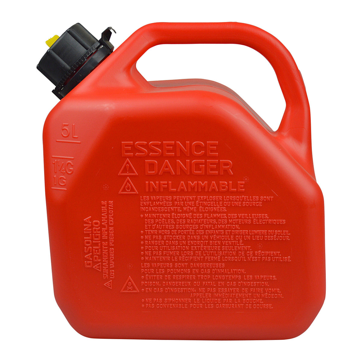 Scepter 5L Squat Fuel Jerry Can Red