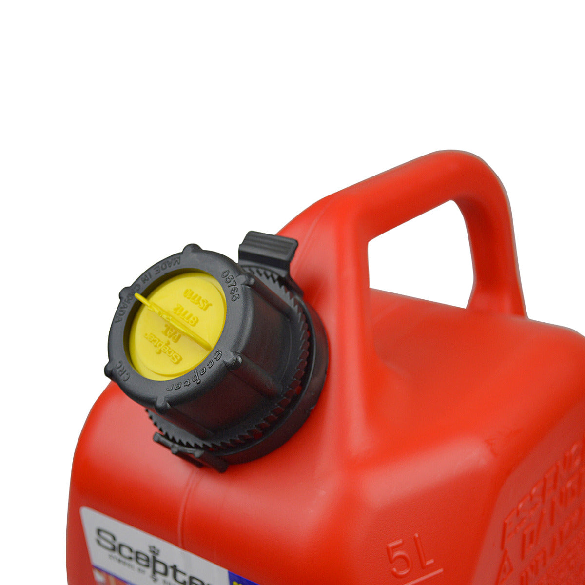 Scepter 5L Squat Fuel Jerry Can Red