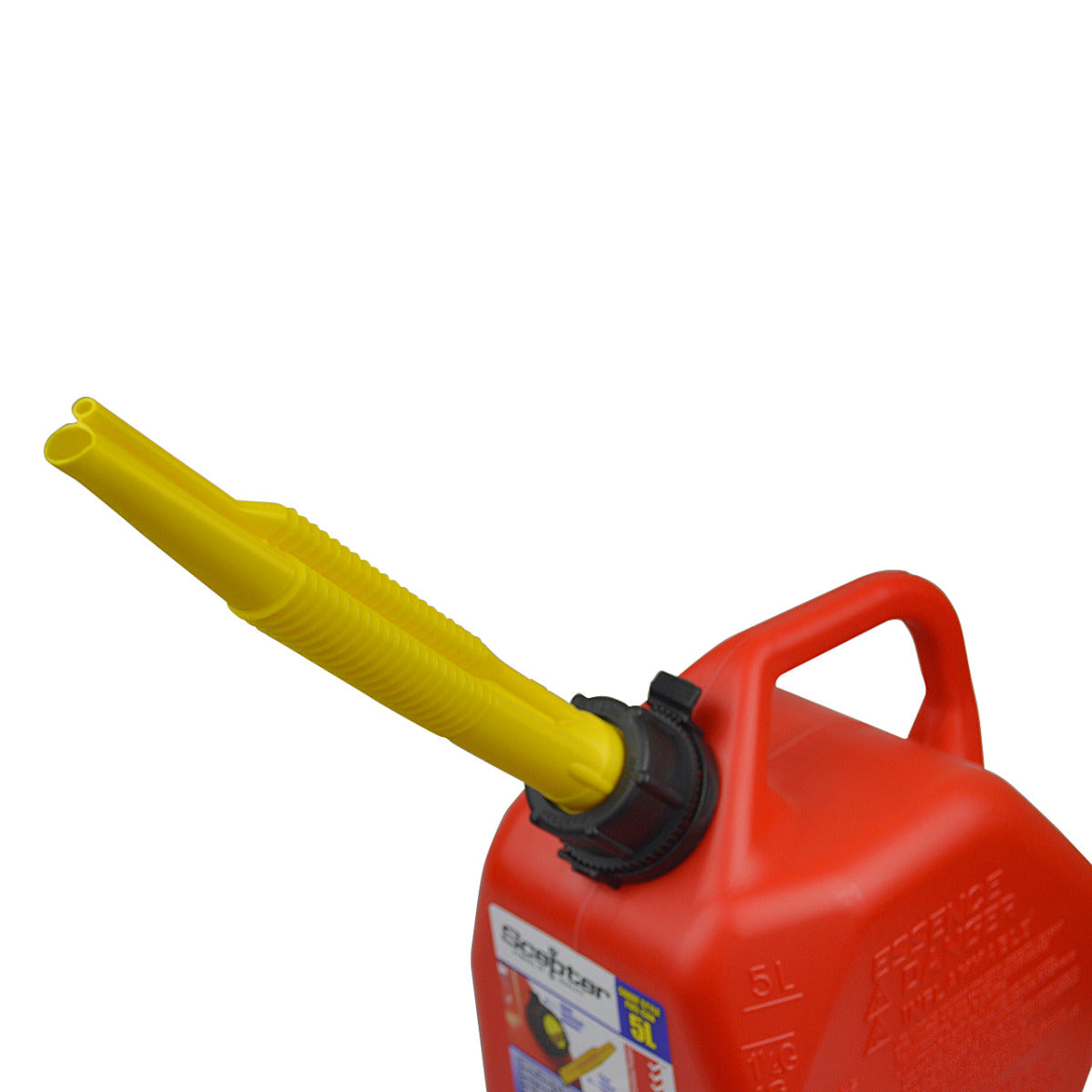 Scepter 5L Squat Fuel Jerry Can Red