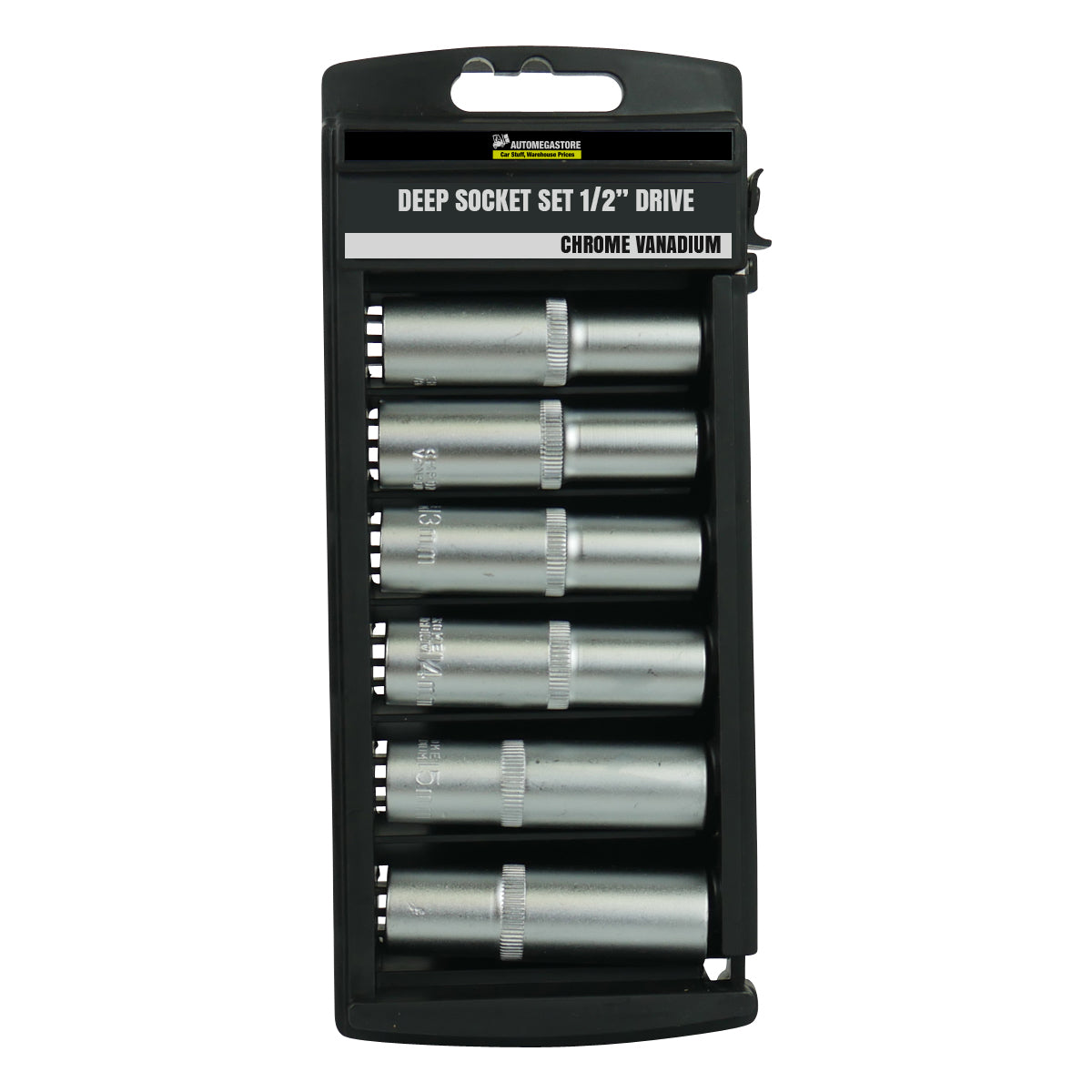 Deep Socket Set 1/2" Drive Metric 11-17mm 6 Piece