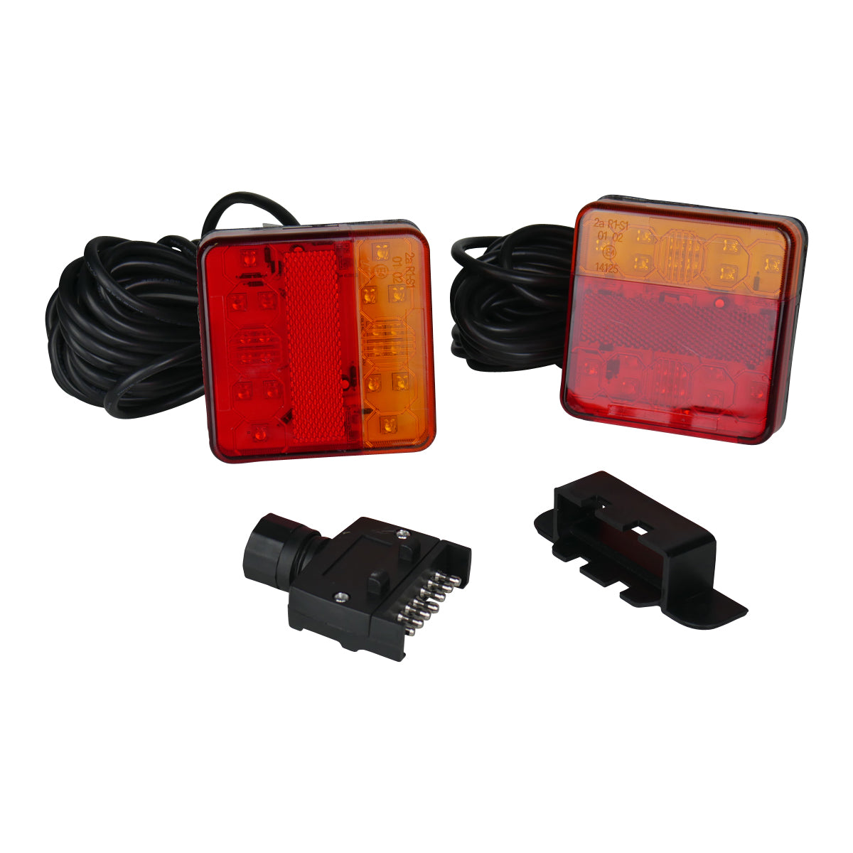 12V LED Twin Trailer Light Kit Submersible