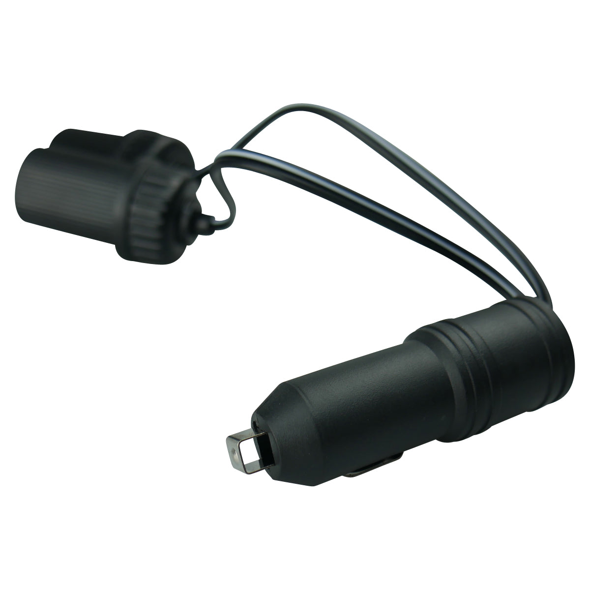 Cigarette Plug to Twin Cigarette Sockets with Extension Cords