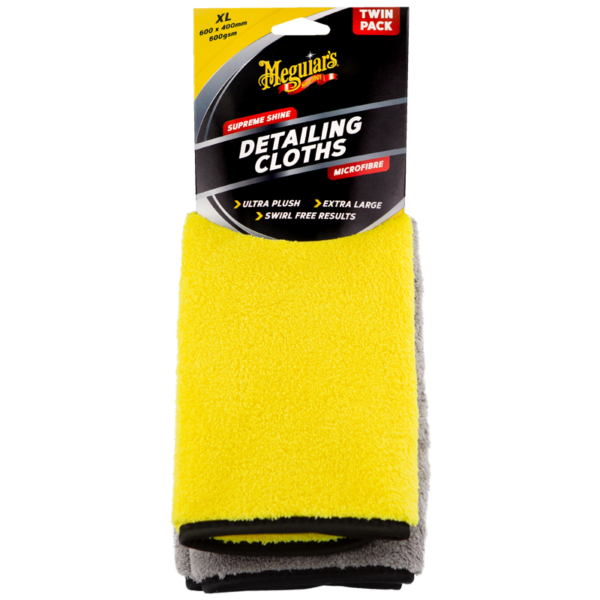 Meguiars Supreme Shine Detailing Cloth Twin Pack
