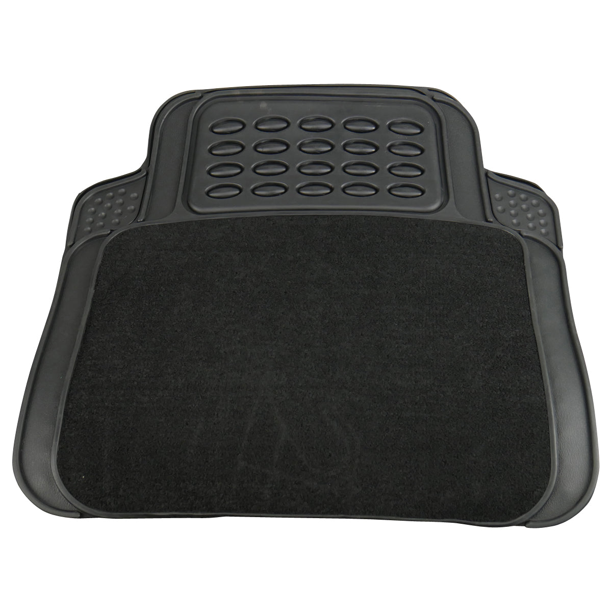 Rubber Car Mats Set of 4 Black