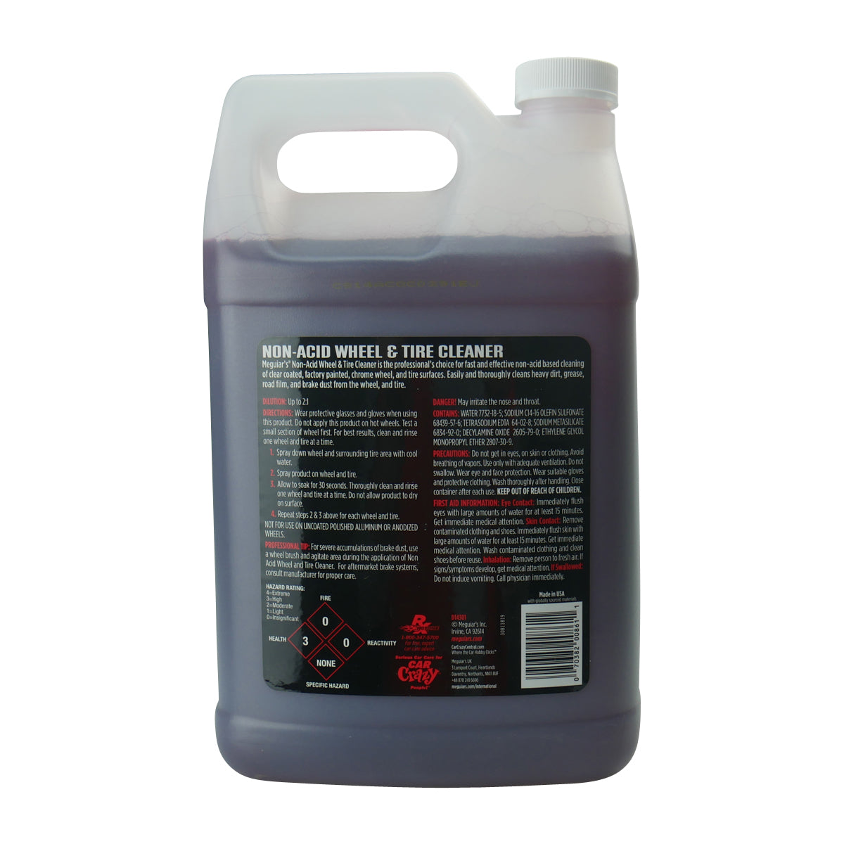 Meguiars D143 Non-Acid Wheel Cleaner 3.78L