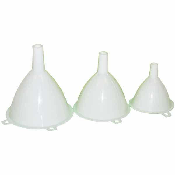 Funnel Set Mini Plastic 3Pc