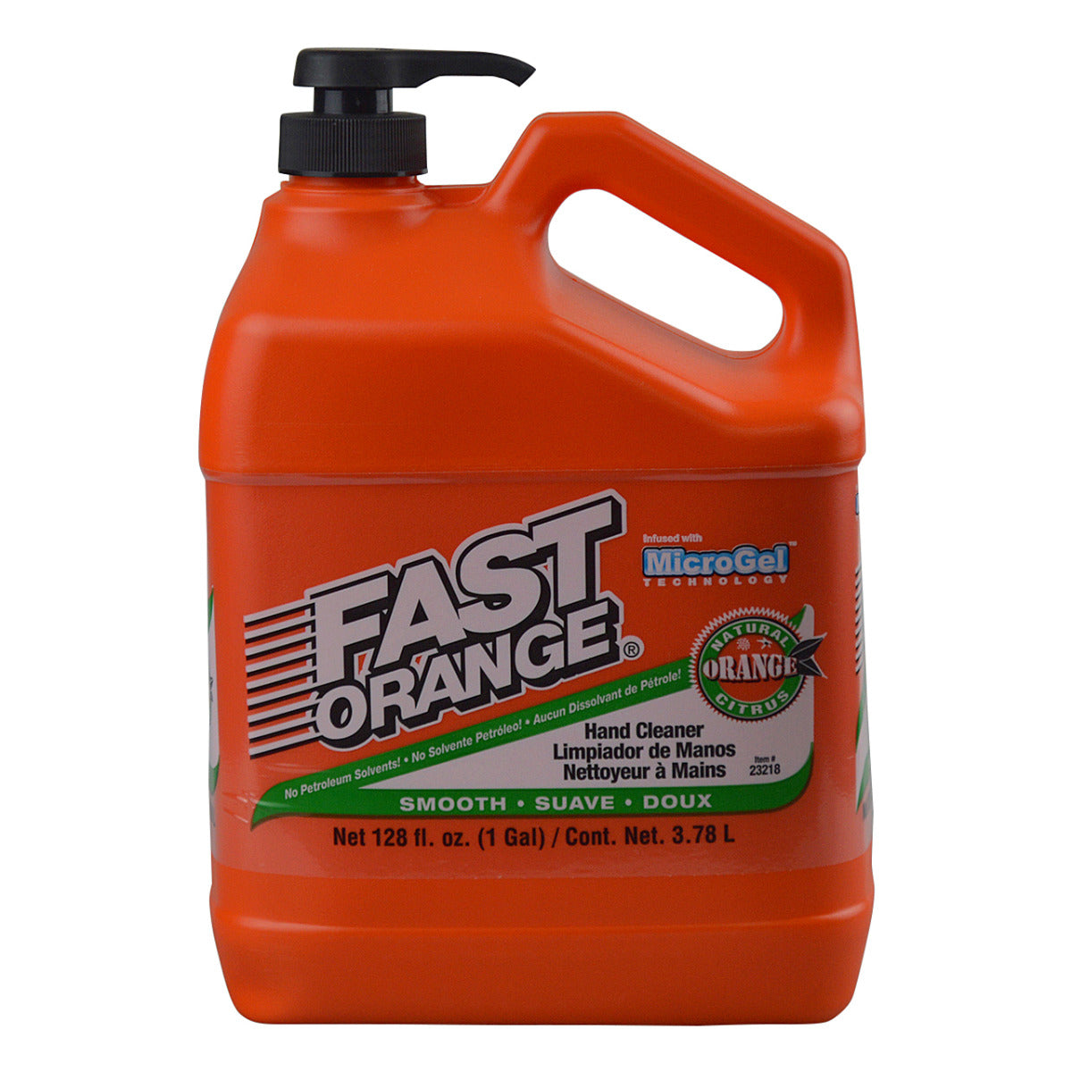 Fast Orange Hand Cleaner Smooth With Pump 3.78L